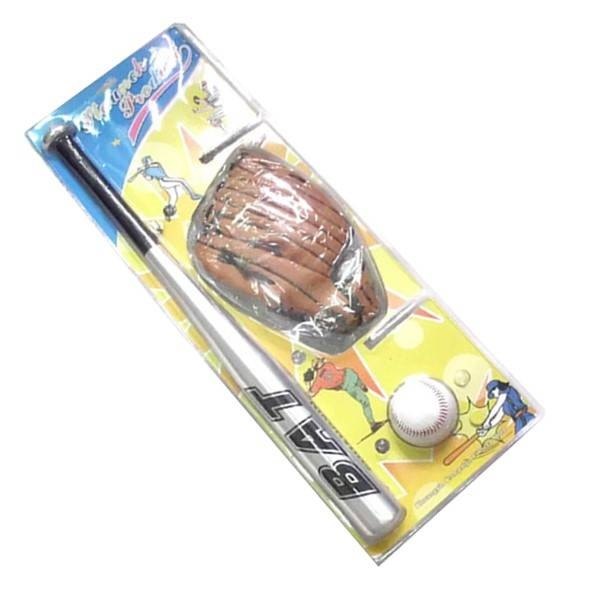 סט בייסבול אלומיניום 627703 - מחבט, כדור וכפפה מבית CITYSPORT