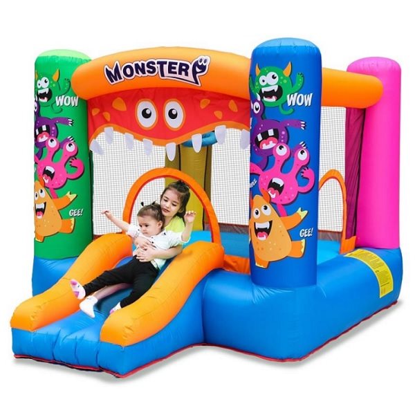 מתקן קפיצה/גלישה מתנפח 62127 בעיצוב המפלצות השמחות JUMPER