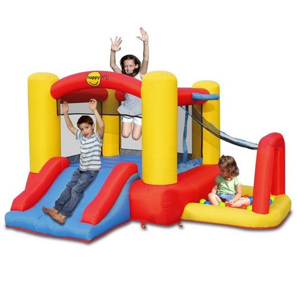 מתקן קפיצה/גלישה מתנפח 9450 כולל בריכת כדורים HAPPY HOP