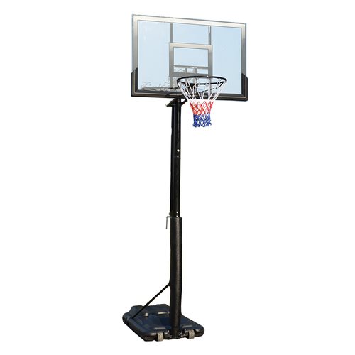 עמוד סל 402701 מתכוונן 2.30-3.05 מטר עם ידית לוח 120/80 ס"מ מבית CITYSPORT