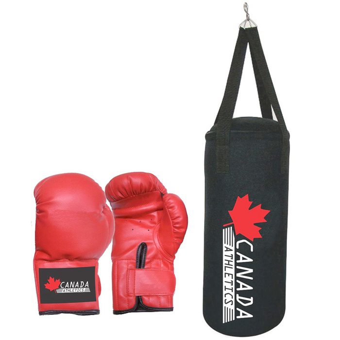 סט שק איגרוף 55 ס"מ וכפפות איגרוף לילדים 140250 CANADA קנדה