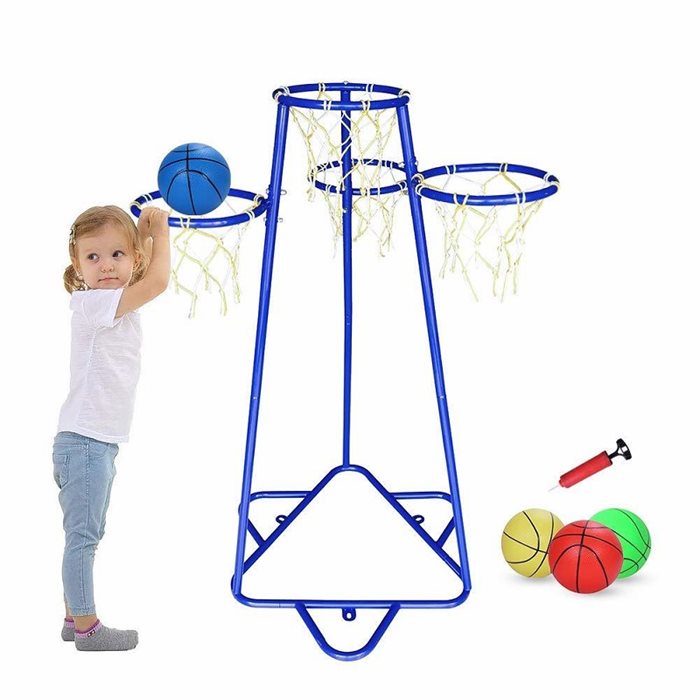 מתקן סל נייד לילדים עם 4 טבעות סל 400890 מבית CITYSPORT