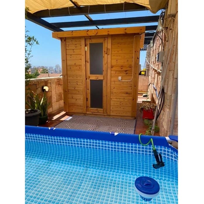 סאונה חוץ (1517) סביפט ל-4 אנשים מבית CITYSPORT