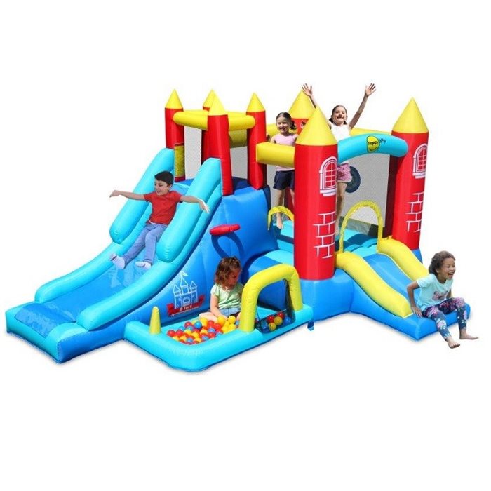 טירת קפיצה משולבת עם משחקים 9071R מבית HAPPY HOP