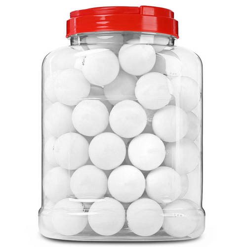 50 כדורי טניס שולחן 23023 במארז שקוף