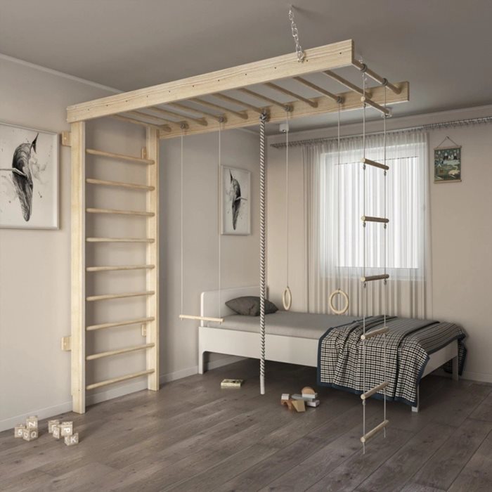 מתקן ספורט לילדים עם סט חבלים מלא 100903 מבית CITYSPORT