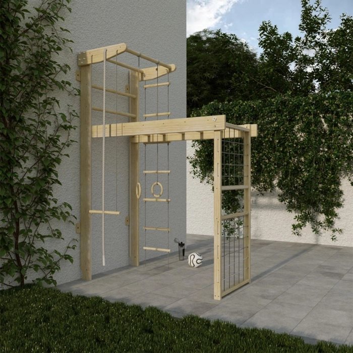 מתקן ספורט לילדים עם סט חבלים לחצר 100905 מבית CITYSPORT