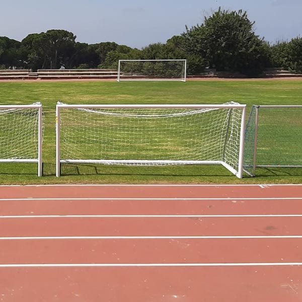שער כדורגל אלומיניום נייד מקצועי בגודל 7.32/2.44 מטר 100986 תוצרת איטליה מבית CITYSPORT