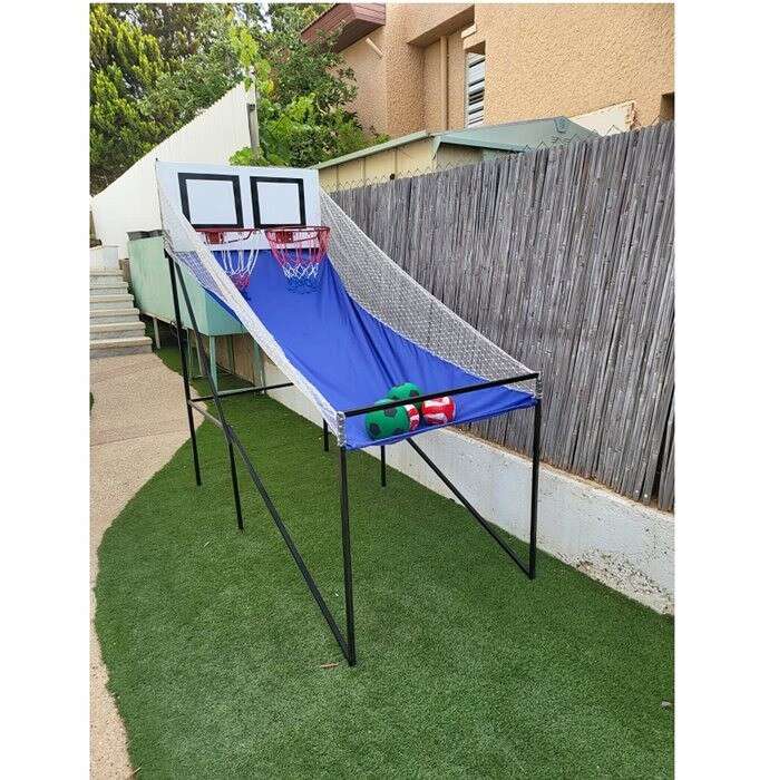 מתקן סל זוגי מתקפל פרופיל עבה למוסדות 528017 מבית CITYSPORT