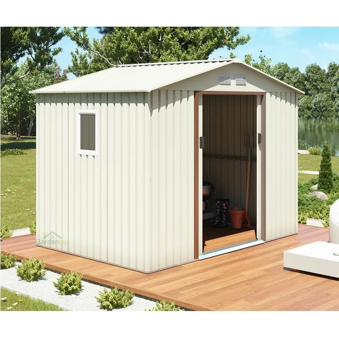 מחסן מתכת פרמיום 243006 דגם T96 בגודל 2.77/1.91 מטר מבית Garden Top