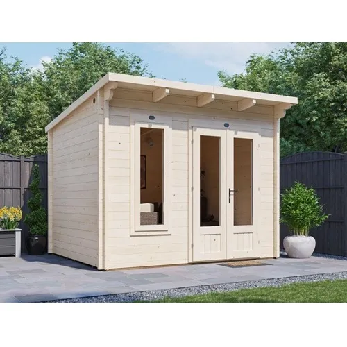 מחסן עץ פרמיום 243062 בגודל 3/2.5 מטר, עובי 45 מ"מ דגם Terminator מבית DunsterHouse