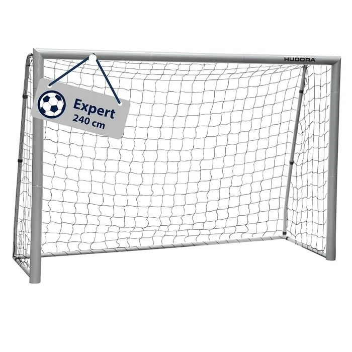 שער כדורגל ברזל מקצועי 240174 באורך 240 ס"מ HUDORA EXPERT גרמניה