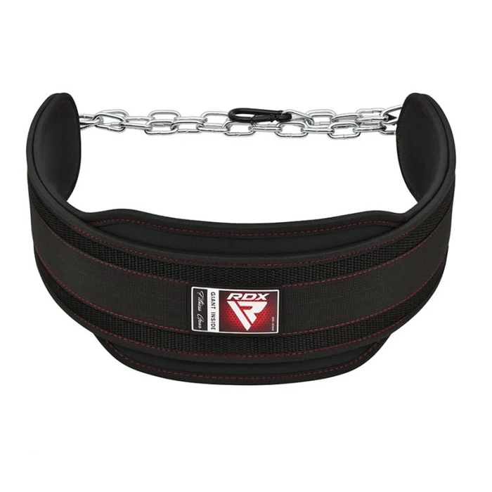 חגורת אימון משקולות עם שרשרת 250784 RDX T7 Weight Training Dipping Belt With Chain
