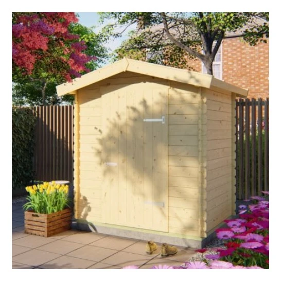 מחסן עץ 251099 בגודל 1.55/2 מטר בעובי 19 מ"מ, דגם IRINA מבית TUINDECO