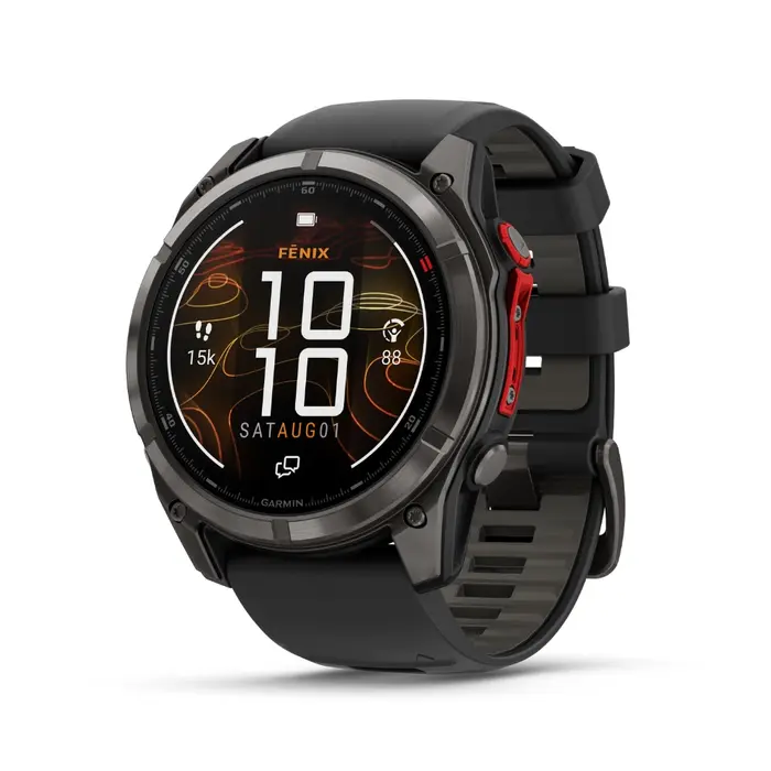 שעון ספורט חכם 251225 דגם FENIX 8 Pro MICROLED - קוטר 51 מ"מ מבית GARMIN