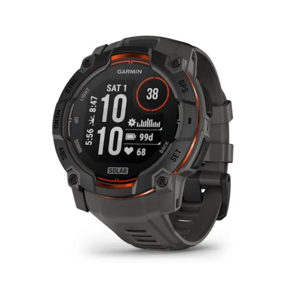 שעון ספורט חכם 251264 דגם INSTINCT 3 SOLAR - קוטר מסך 50 מ"מ מבית GARMIN