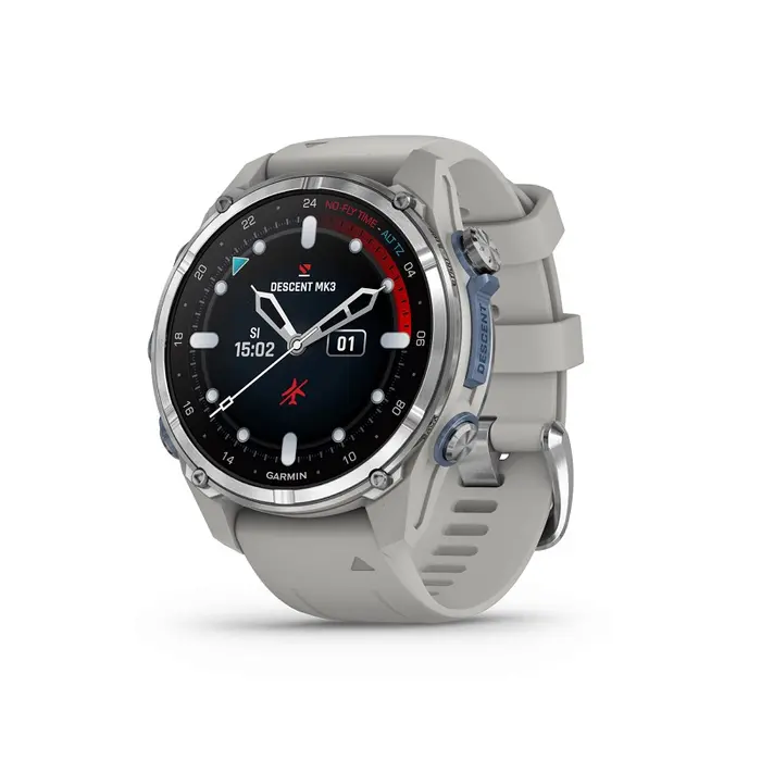 שעון ספורט חכם ומחשבון צלילה 251284 דגם Descent Mk3 עם מסך 43 מ"מ מבית GARMIN