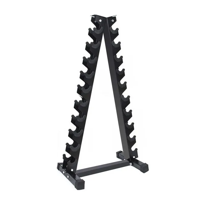 סטנד משקולות יד 261574 מעמד למשקולות צורת משולש - 10 זוגות מבית CITYSPORT