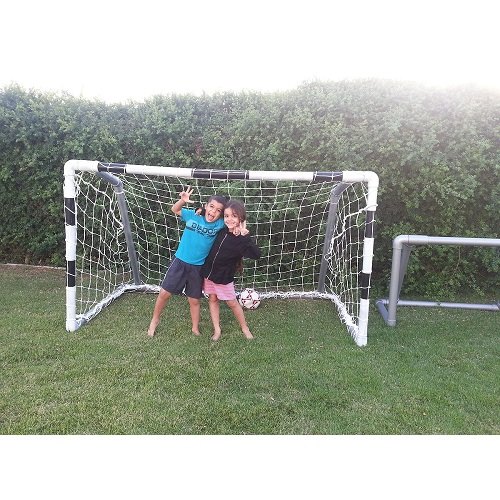 שער כדורגל מקצועי בגודל 180/120 ס"מ, עשוי PVC מעוגל מבית CITYSPORT