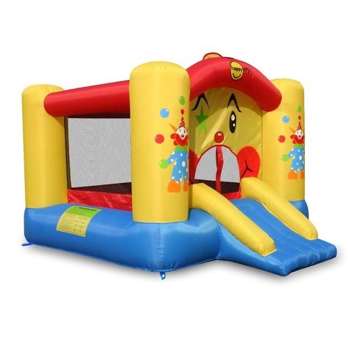 מתקן קפיצה עם מגלשה וכדורסל 9201 מבית happy hop