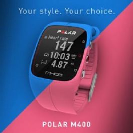 שעון דופק m400 כולל רצועה ומשדר POLAR