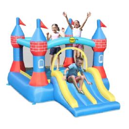 מתקן טירה עם מגלשה כפולה דגם 9512 מבית HAPPY HOP