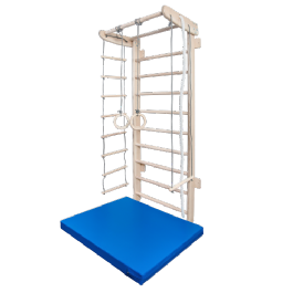 מתקן ספורט/נינג'ה לילדים 677911 עם כל אביזרי החבלים מבית CITYSPORT