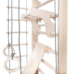 מתקן ספורט/נינג'ה לילדים 677915 עשוי מעץ אמיתי - סט מלא מבית CITYSPORT