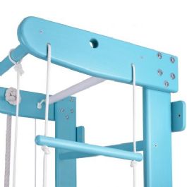 מתקן ספורט/נינג'ה לילדים 677916 עשוי מעץ אמיתי ומצופה לכה