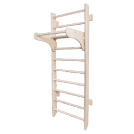 סולם שוודי לילדים 677917 עשוי מעץ אמיתי כולל מתח לסולם מבית CITYSPORT