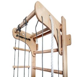 סולם שוודי לילדים 677917 עשוי מעץ אמיתי כולל מתח לסולם מבית CITYSPORT