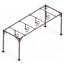 גלגלים-על-מתקן