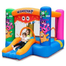 מתקן קפיצה/גלישה מתנפח 62127 בעיצוב המפלצות השמחות JUMPER