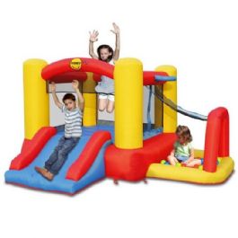 מתקן קפיצה/גלישה מתנפח 9450 כולל בריכת כדורים HAPPY HOP