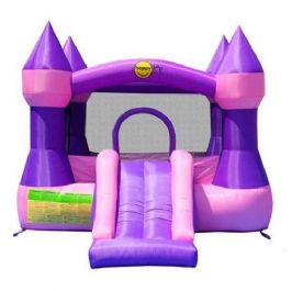 מתקן קפיצה/גלישה מתנפח 9017P בעיצוב טירה מבית HAPPY HOP