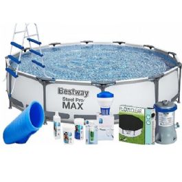 חבילת BASIC 56416B בריכה עגולה אולטרה BESTWAY