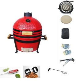 מעשנת , גריל וטאבון 470908 בגודל 13 אינץ, כולל אביזרים מבית CITYSPORT