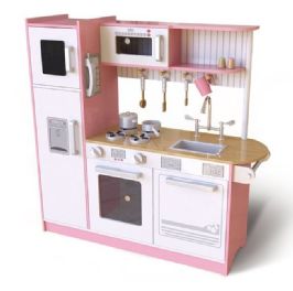 מטבח עץ מודרני 470912 בצבע עץ עם ורוד גדול ומפואר מבית CITYSPORT