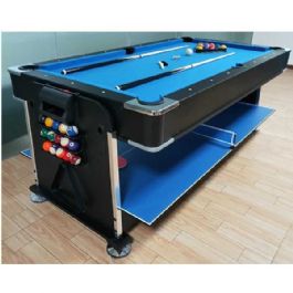 שולחן משולב סנוקר מקצועי 7 פיט עם 4 משחקים 470918 מבית CITYSPORT