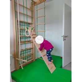 מתקן ספורט/נינג'ה לילדים 677916 עשוי מעץ אמיתי ומצופה לכה