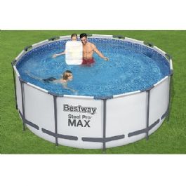 בריכה עגולה לגינה 56260P כולל משאבת נייר 530 גלון BESTWAY קוטר 366 ס"מ גובה 1 מטר