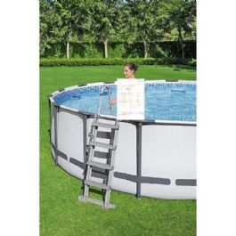 בריכה עגולה לגינה 56260P כולל משאבת נייר 530 גלון BESTWAY קוטר 366 ס"מ גובה 1 מטר