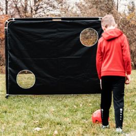 שער כדורגל מתכת 2.20/1.70/0.80 מטר 804906 BANDITO BLACK LINE