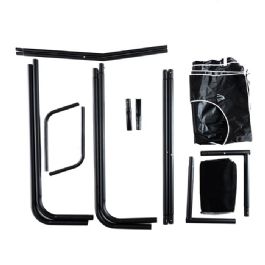 שער כדורגל מתכת 2.20/1.70/0.80 מטר 804906 BANDITO BLACK LINE