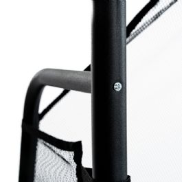 שער כדורגל מתכת 2.20/1.70/0.80 מטר 804906 BANDITO BLACK LINE