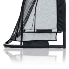 שער כדורגל מתכת 2.20/1.70/0.80 מטר 804906 BANDITO BLACK LINE