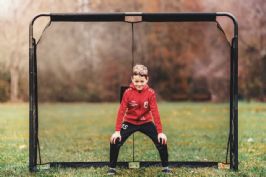 שער כדורגל מתכת 2.20/1.70/0.80 מטר 804906 BANDITO BLACK LINE