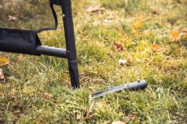 שער כדורגל מתכת 2.20/1.70/0.80 מטר 804906 BANDITO BLACK LINE