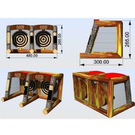 מתנפח קליעה למטרה זוגי VIKING 125838 מבית CITYSPORT