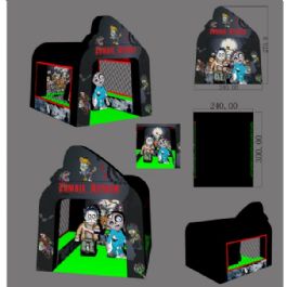 מתנפח קליעה זומבי 125839 מבית CITYSPORT